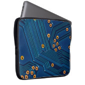 Makro-nah-up-Ansicht der elektronischen Hauptplati Laptopschutzhülle (Vorne Rechts)