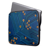 Makro-nah-up-Ansicht der elektronischen Hauptplati Laptopschutzhülle (Vorderseite Links)