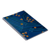 Makro-nah-up-Ansicht der elektronischen Hauptplati Notizblock (Rechte Seite)