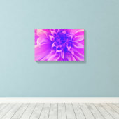 Makro-Rosa-Blume Leinwanddruck (Insitu (Holzboden))