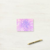 Makro-Rosa-Blume Post-it Klebezettel (Auf Schreibtisch)