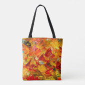 Makro-Texturfragment für Ölmalerei Tasche (Rückseite)