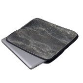 Makro und schwarz verschwommen laptopschutzhülle (Vorne Knopf)