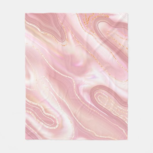 Makro von gefrorenen Beeren - Süßkirschen, Fleecedecke (Vorderseite)