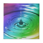 Makro-Wassertropfen Fliese (Vorderseite)