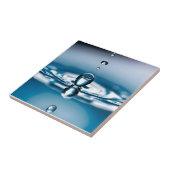 Makro-Wassertropfen Fliese (Seite)