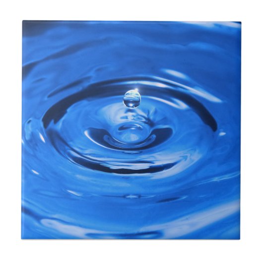 Makro-Wassertropfen Fliese (Vorderseite)