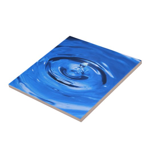 Makro-Wassertropfen Fliese (Seite)