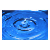 Makro-Wassertropfen Fotodruck (Vorne)