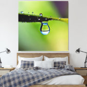 Makro-Wassertropfen Leinwanddruck (Insitu (Schlafzimmer))