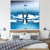 Makro-Wassertropfen Leinwanddruck (Insitu (Schlafzimmer))