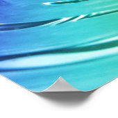 Makro-Wassertropfen Poster (Ecke)