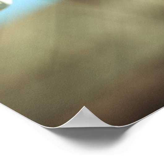 Makro-Wassertropfen Poster (Ecke)