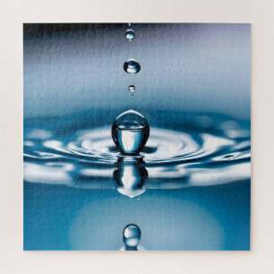 Makro-Wassertropfen Puzzle