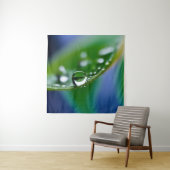 Makro-Wassertropfen Wandteppich (Beispiel)