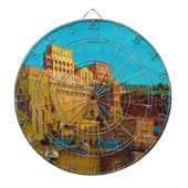 Makroaufnahme der Patrone - Dartscheibe (vorne)