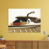 Makroaufnahme der Patrone Leinwanddruck (Insitu (Wohnzimmer))