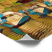 Makroaufnahme der Patrone - Poster (Ecke)