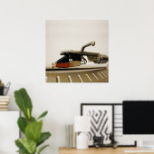 Makroaufnahme der Patrone - Poster (Heimbüro)