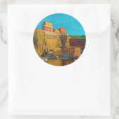 Makroaufnahme der Patrone - Runder Aufkleber (Tasche)