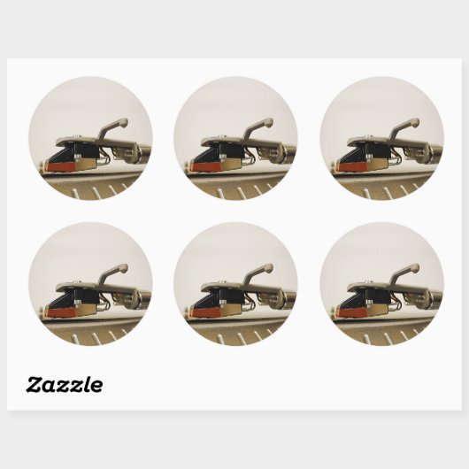 Makroaufnahme der Patrone - Runder Aufkleber (Blatt)