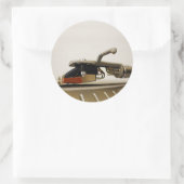 Makroaufnahme der Patrone - Runder Aufkleber (Tasche)