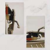 Makroaufnahme der Patrone - Visitenkarte (Vorne/Hinten)