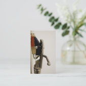 Makroaufnahme der Patrone - Visitenkarte (Stehend Vorderseite)