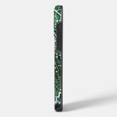 Makroblatt-Abbildung iPhone Hülle (Linke Seite)