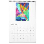 MakroBlumen-Kunstkalender durch Sacha Grossel Kalender (Mär 2027)