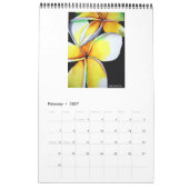 MakroBlumen-Kunstkalender durch Sacha Grossel Kalender (Feb 2027)