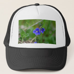MakroFoto eines deutschen speedwell Truckerkappe