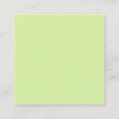 Makrofotografie aus Bromeliad Quadratische Visitenkarte (Rückseite)