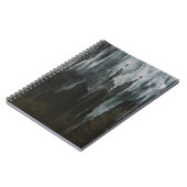 Makrofotografie der Eisbildung Notizblock (Linke Seite)