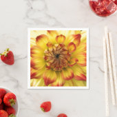 Makroherz einer Dahlia-Blume Serviette (Beispiel)