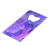 *~* Makrolila Hydrangea-mit Blumennatur Geldbeutel Flaschenöffner (Vorderseite Schrägansicht)