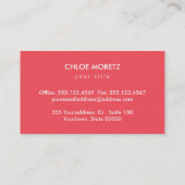 Makronen-Bäckerei Visitenkarte (Rückseite)