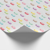 Makronen für farbiges Geschenkpapier (Ecke)