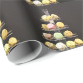 Makronen Geschenkpapier (Rolleneckpunkt)