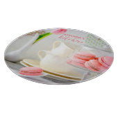 Makronen im KItchen-Schneidausschuss - rund Schneidebrett (Ecke)