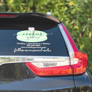 Makronen-Kekse Logo Bäckerei Geschäft Auto Aufkleb Aufkleber