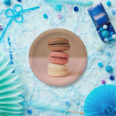 Makronen-/MacaronspapierTeller Pappteller (Party)