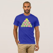 Makronen-Weihnachtsbaum T-Shirt (Vorne ganz)