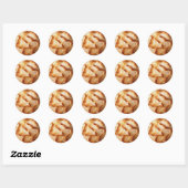 Makroon-Cookie-Image Runder Aufkleber (Blatt)