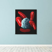 Makrophage Leinwanddruck (Insitu (Holzboden))