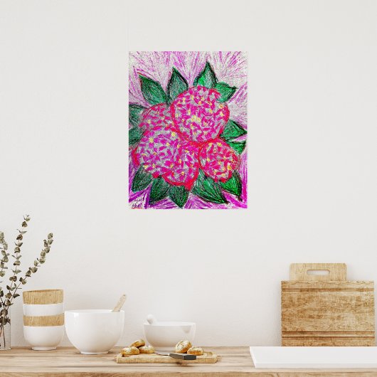 Makrophylla Poster (Küche)