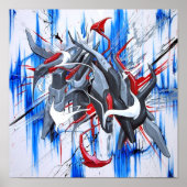 Makroquantengedankenwirkung Poster (Vorne)