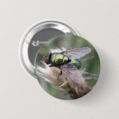 Makrotaste für grüne Flasche Button (Vorne & Hinten)