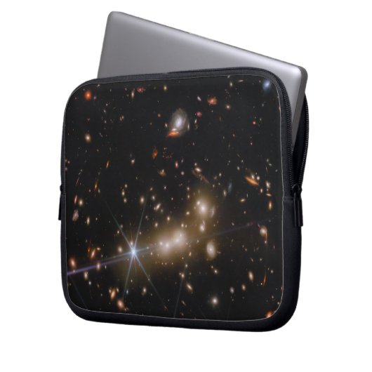 MAKS0647 | Gravitationslinseneffekt | JWST Laptopschutzhülle (Vorderseite Links)