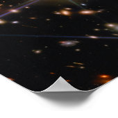 MAKS0647 | Gravitationslinseneffekt | JWST Poster (Ecke)